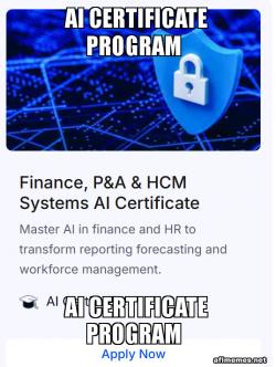 AI certificate program 