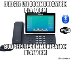 budget LTE communication platform